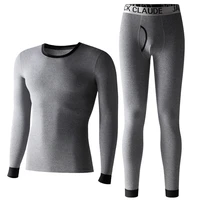 men winter thermal underwear warm body long jhons couple tops buttoms clothing set