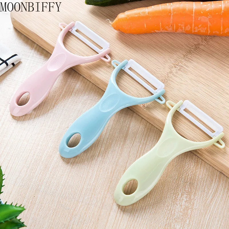 

Vegetable Fruit Potato Peeler Cutter Household Ceramic Gadget Peeling Portable Home Kitchen Tools Accessories 13*7cm 1pcs