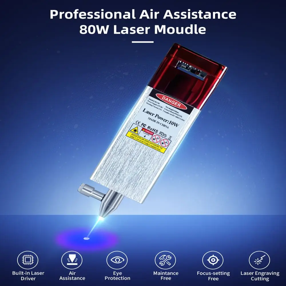 

Набор для лазерной резки и гравировки CRTOL CTLM80 80 Вт