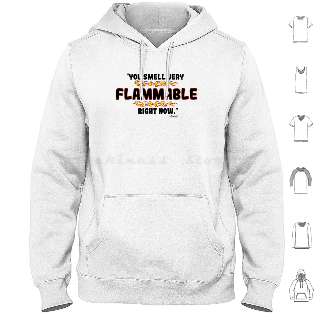 

"Вы прямо сейчас очень воспламеняетесь запахом. "Толстовки с длинным рукавом, Дэвид, роза, Алексис, роза, моира, роза, Ew, Дэвид, Джонни Роза