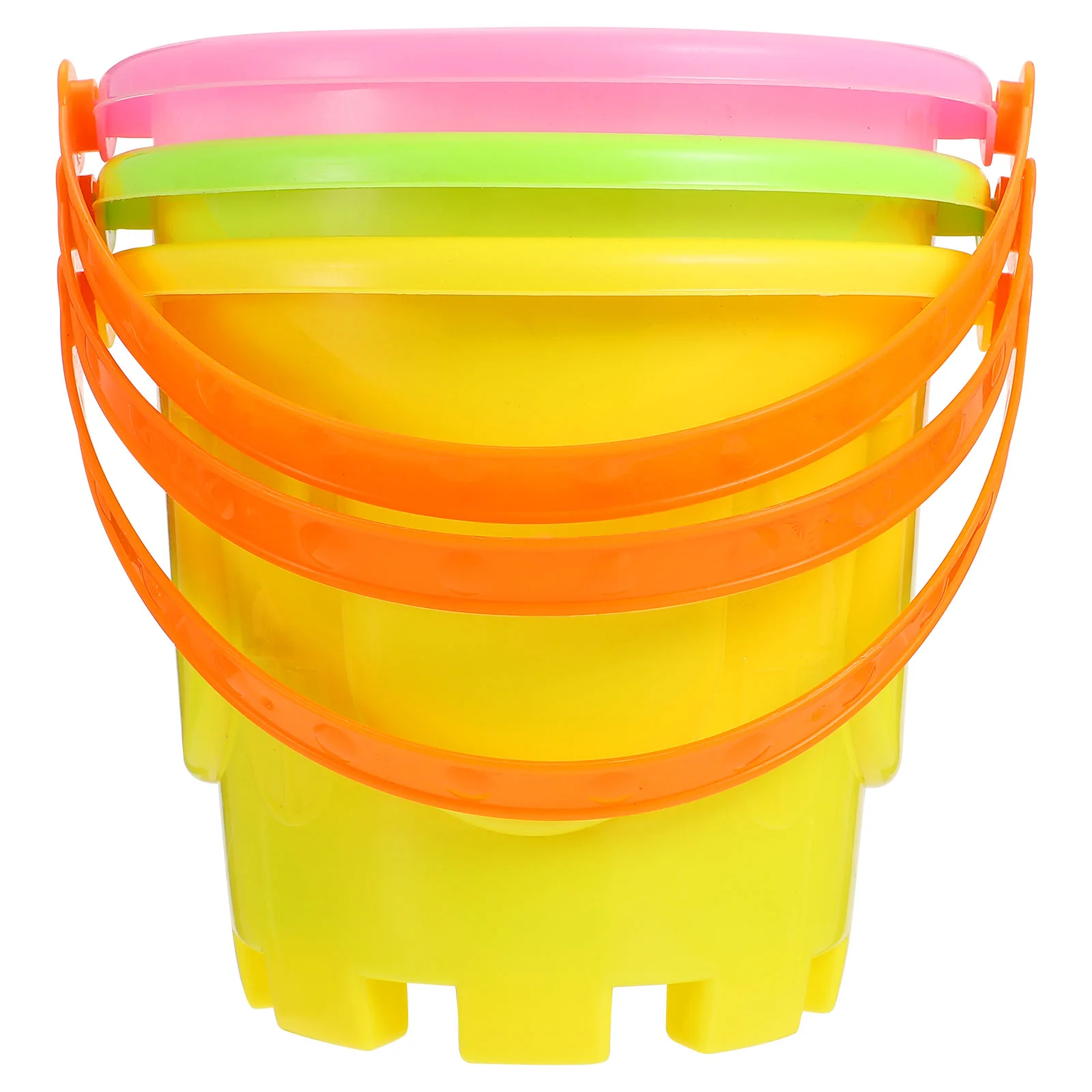 

3Pcs Color Premium Summer Sand Pail Beach Bucket for Kids Children Outdoor