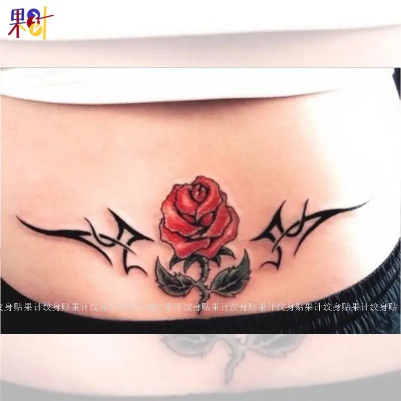 

Sexy Rose Totem Tattoo Stickers Hotwife Fashion Waterproof Cute Y2k Wholesale Fake Tattoos Tatto Festival Accessories Tatoo Art