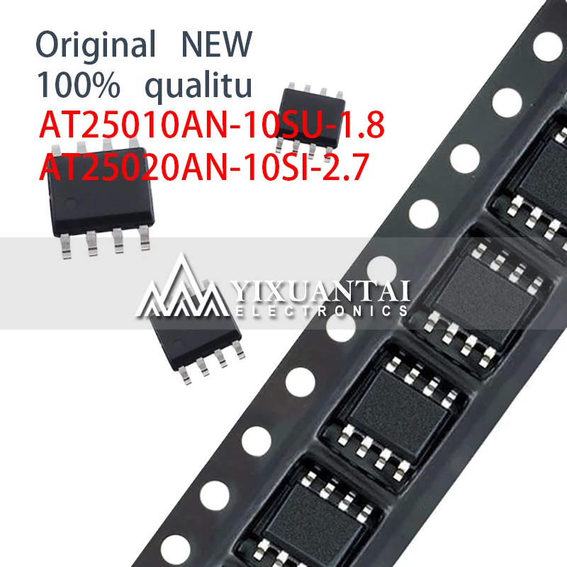 

10pcs 100% NEW SOP8 SMD AT25010AN-10SU-1.8 AT25020AN-10SI-2.7 AT25010AN AT25020AN AT25010 AT25020 25010 25020 SOIC-8