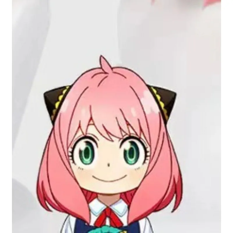 Playmaker Ania Folger Spy Girl Розовый Парик Боб Аниме Аксессуар Для Косплея Женщин Веселые