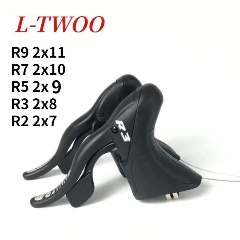 

LTWOO R9 2x11/R7 2x10/R5 2x10/R3 2x8/R2 2x7 speed Road Bike Shifters Lever Brake Road Bicycle Compatible for Derailleur