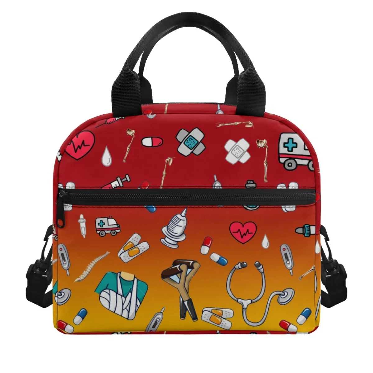 

Thermal Bag Stylish Cartoon Nursing Tools Design Portable Fridge Women's Thermal Lunchbox Practical Lonchera Lunch Bag for Kids