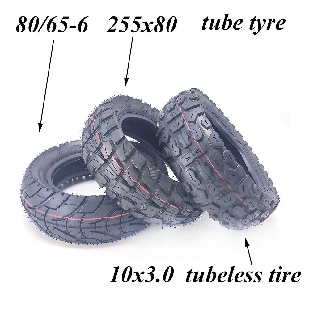 Фото Высококачественная безкамерная шина 10x3,0 80/65-6 и 255x80, внутренняя внешняя шина для внедорожника, шина для электрического скутера Speedual Grace 10 Zero №2