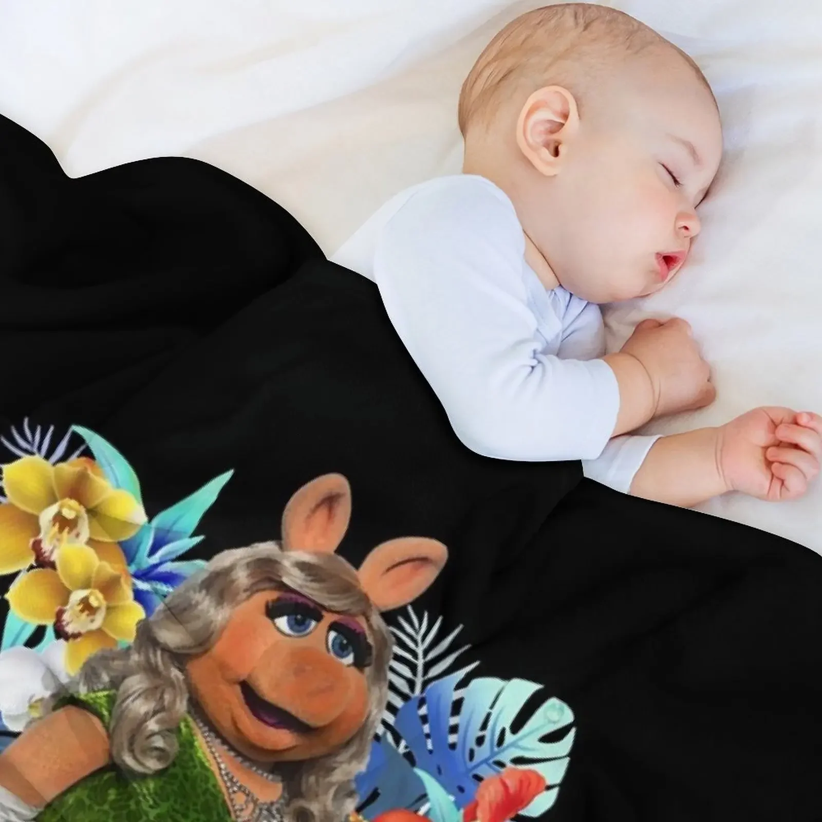 Miss Piggy плед одеяло теплые зимние туристические одеяла