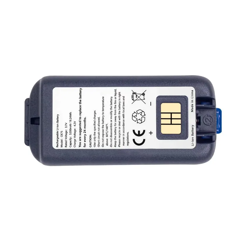 Фото Литий-ионный аккумулятор 3.7V 6800mAh для замены в терминалах Intermec CK65, CK70, CK71, CK75, CK3, CK3R (перезаряжаемые батареи) №4