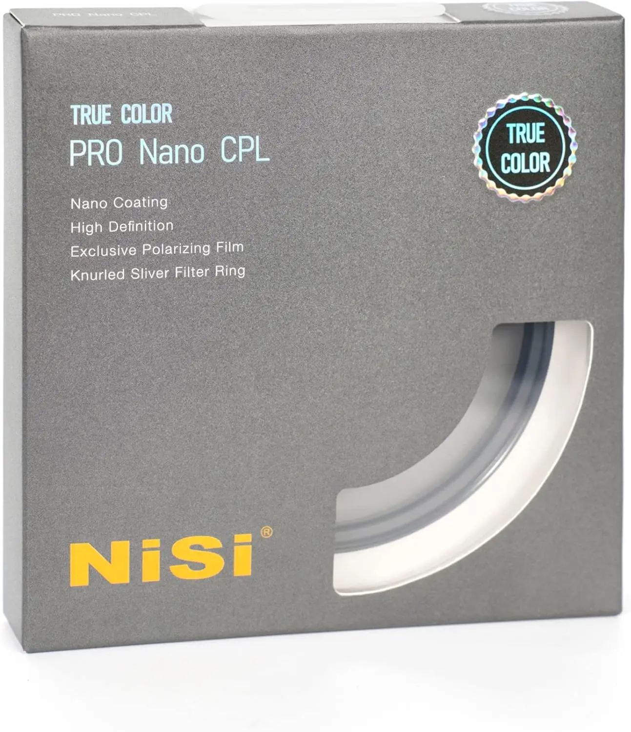 Поляризационный фильтр NiSi True Color PRO Nano CPL 82 мм, без цветовых искажений, высококачественное оптическое стекло, технология Cine Sealed (art.: 3920dca171a82) - 3920dca171a82