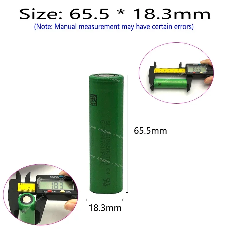 2 шт. 2024 Новый литий-ионный аккумулятор 18650 3 7 В US18650-VTC4 2000 мАч 20 А подходит для