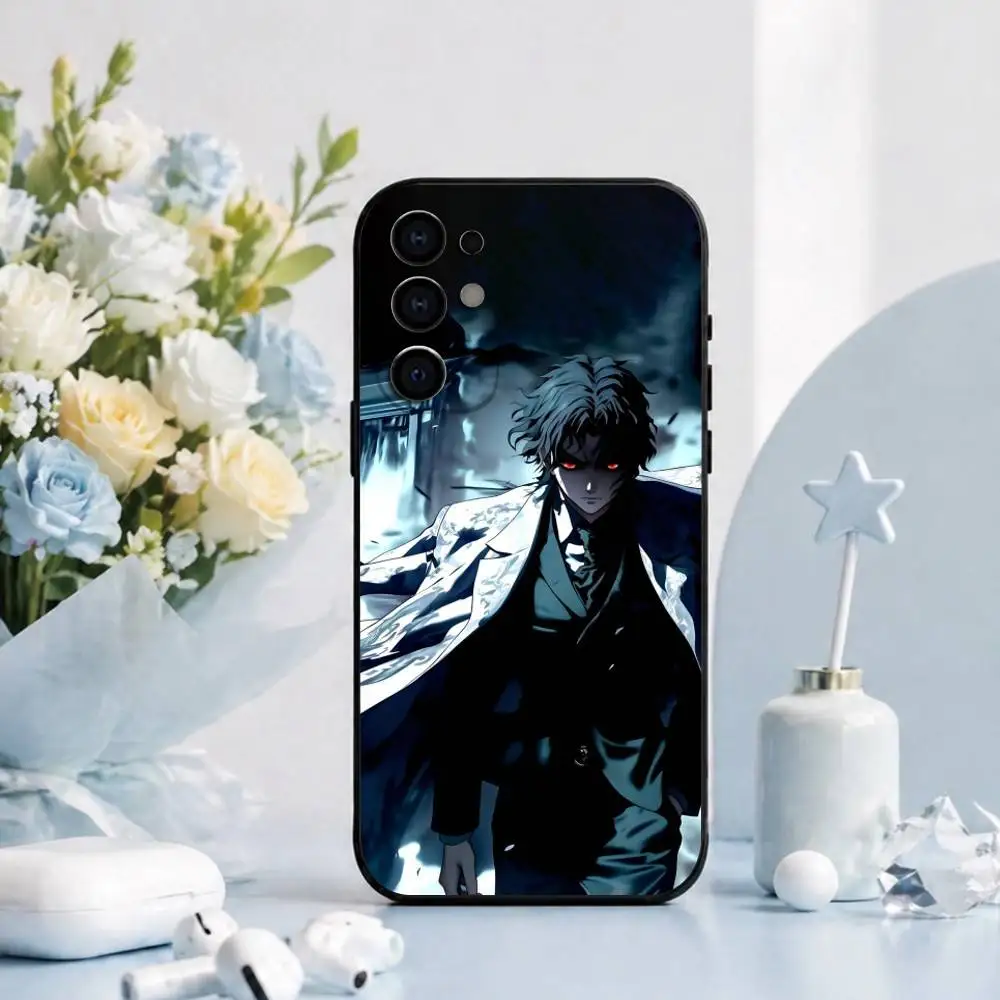 Фото Чехол для телефона Demon Slayer Muzan Kibutsuji для Samsung S25, S24, S21, S22, S23, S30, Ultra, S20, Plus, FE, мягкий силиконовый черный чехол №2