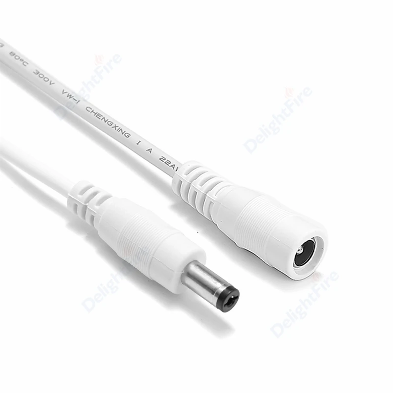 

Удлинитель для светодиодной ленты, 5 В, 12 В постоянного тока, 5,5 мм, 2,1 мм, 1/1, 5/2 м