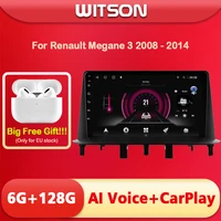 witson ai voice android 11 for renault megane 3 2008 2014 renault fluence 2013 2016 touch screen video 2din wireless carplay