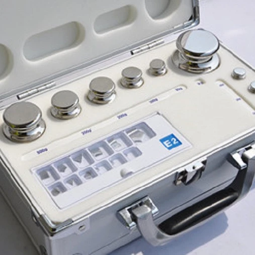 

Class E2 1mg-1kg lab balance scale standard set stainless steel test calibration weights