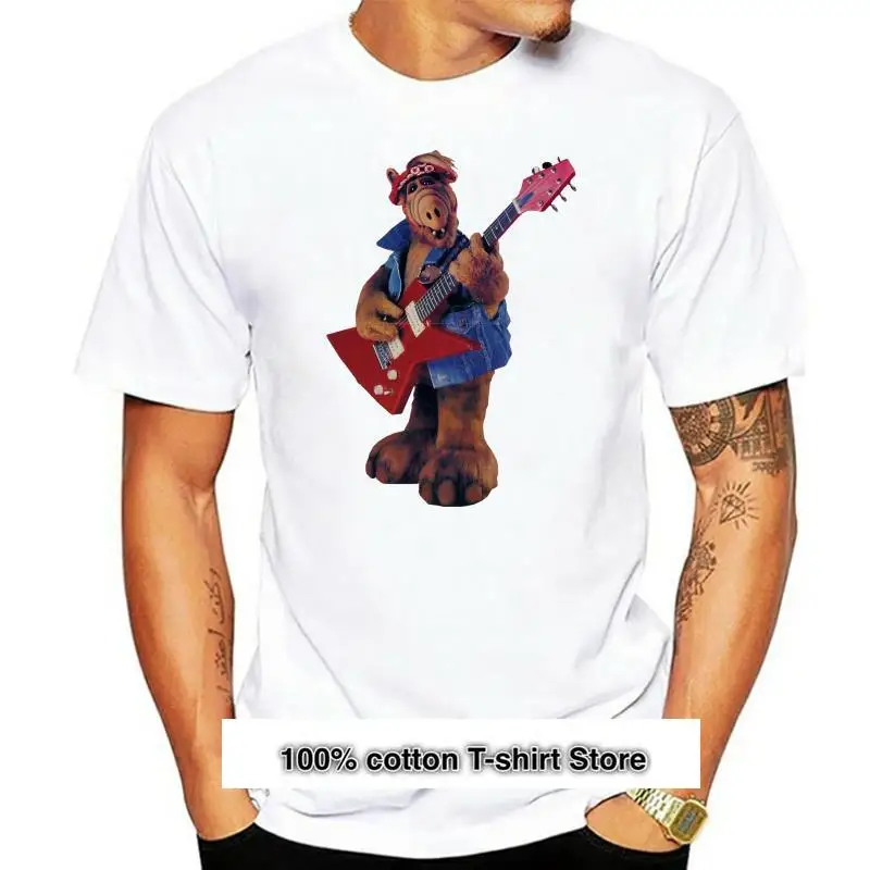 

Alf да-camiseta negra, ropa