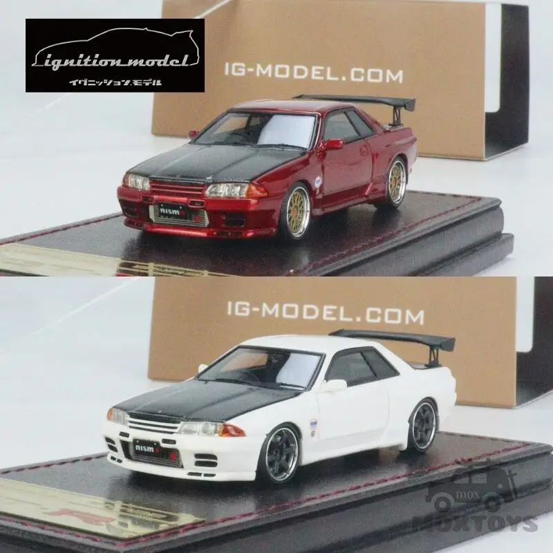 

IG 1:64 Nissan Skyline GT-R Nismo (R32) White /Red Metallic RESIN Model Car