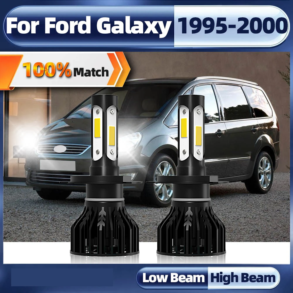 

120W H4 Canbus Led Car Headlights 20000LM LED Headlamps Bulb 6000K Turbo Lamp For Ford Galaxy 1995 1996 1997 1998 1999 2000