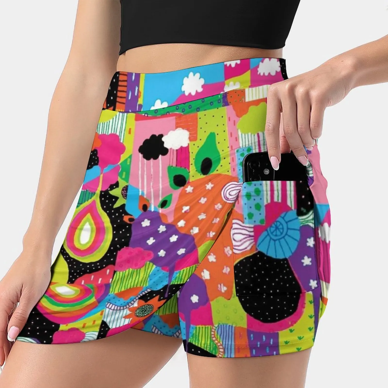 

Some Things Are Best Left Unexplained Women's skirt With Pocket Vintage Skirt Printing A Line Skirts Summer Clothes Psychedelic