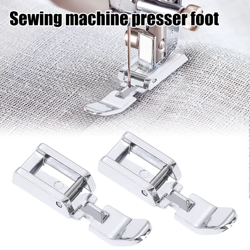 

Household Zipper Presser Foot Set Invisible Zipper Foot for Domestic Low Shank Snap-On Sewing Machine Narrow Zipper Foot Tool