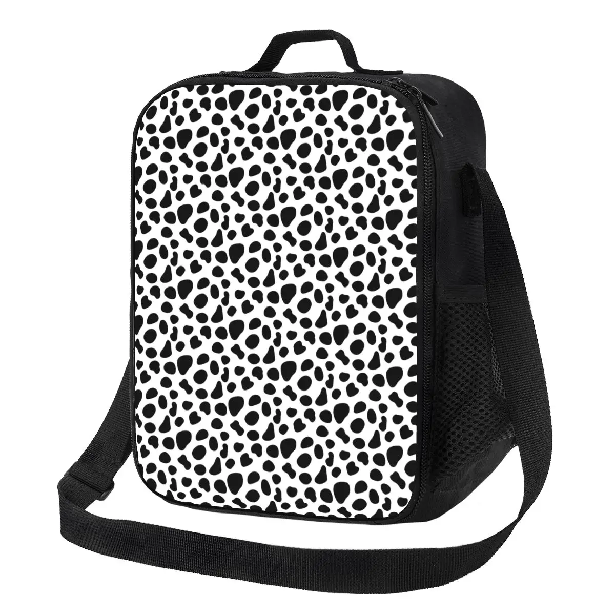 

Dalmatian Dog Lunch Bag Animal Print Beach Lunch Box For Unisex Casual Designer Thermal Lunch Bags Waterproof Cooler Bag
