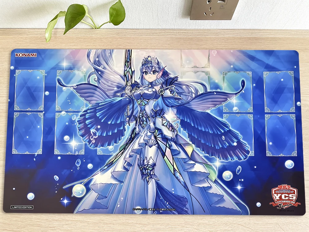Игровой коврик YuGiOh в форме слезы, коврик для игры в игральные карты, коврик для мыши 60x5 см, коврик для мыши
