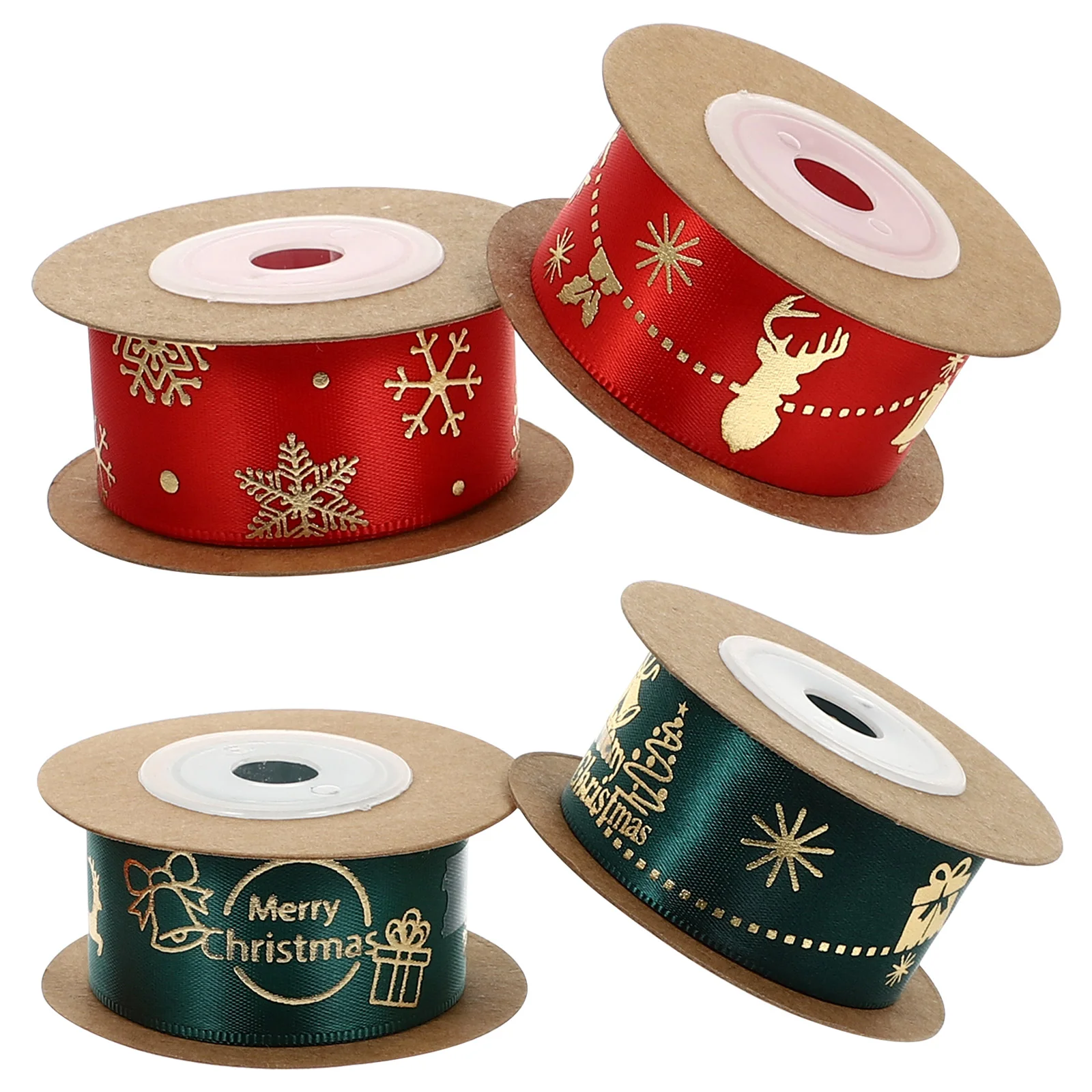 

Ribbon Gift Ribbons Christmas Wired Wrapping Packagingfor Hair Bow Sticker Tape Merry Seam Binding