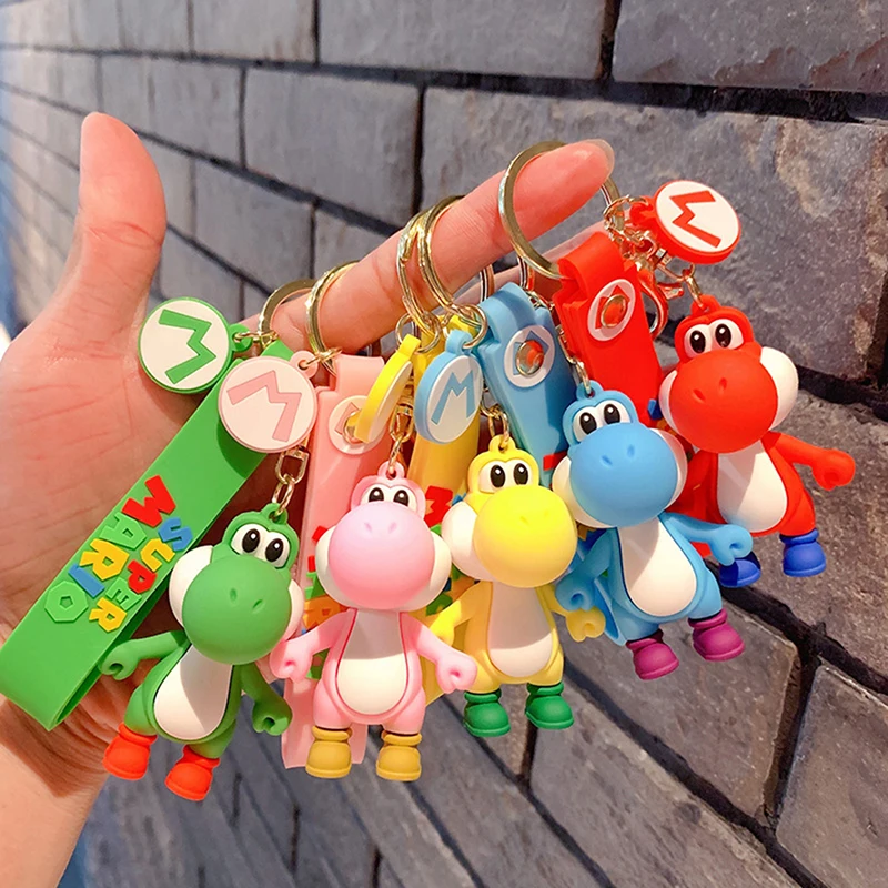 Модный мультяшный милый брелок Yoshi креативные парные сумки автомобильные
