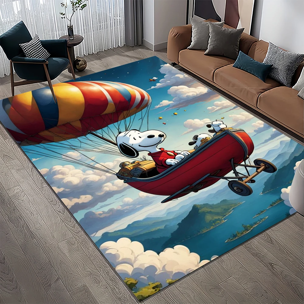 Ретро Снупи Кавайный мультяшный коврик для собаки ковры гостиной спальни дивана