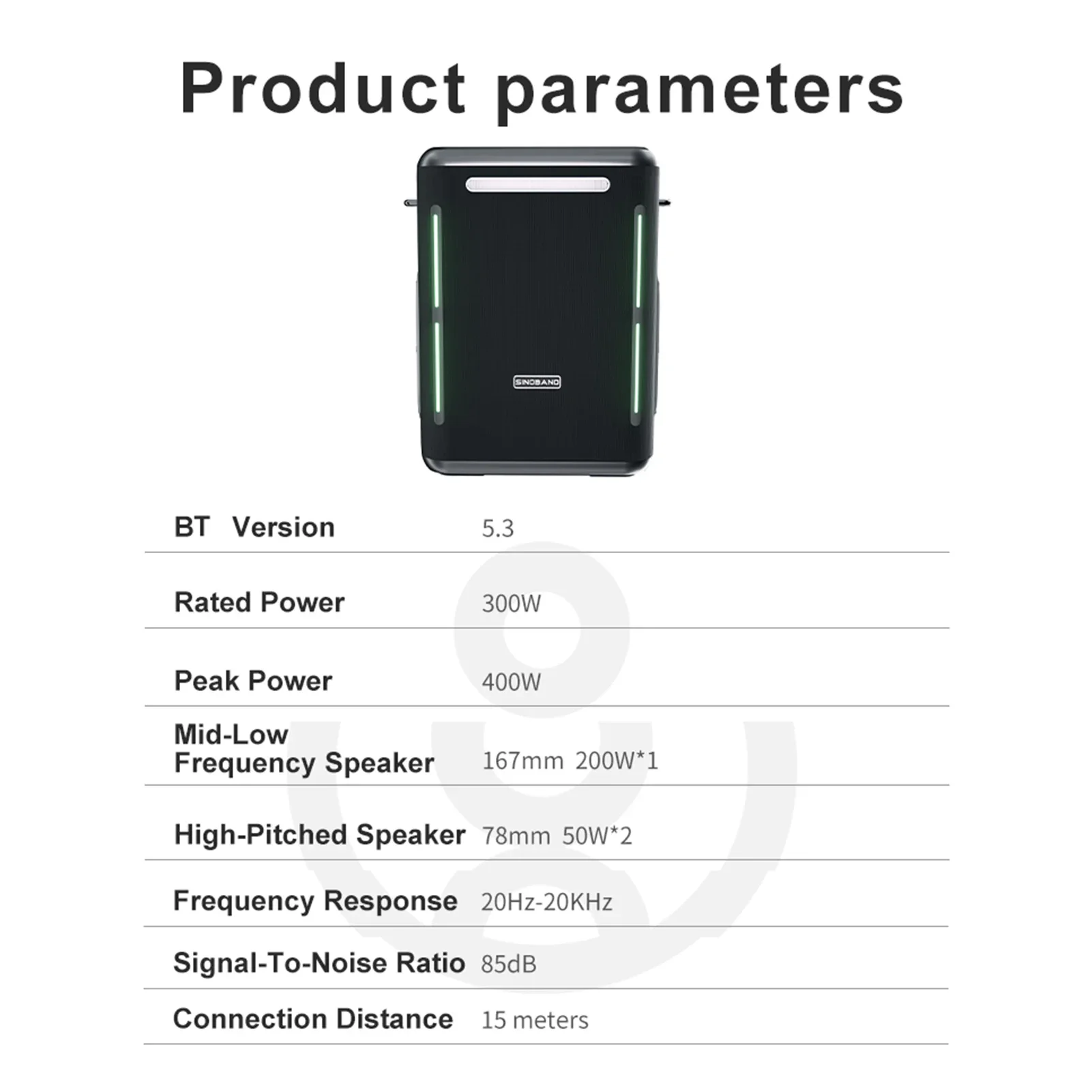 Портативная Bluetooth-колонка XDOBO вечерние 1981 высокая мощность 300 Вт с RGB-подсветкой и