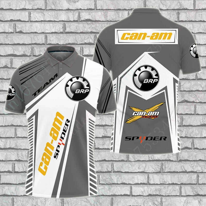 

Can-am Unisex Clothing Anime T Shirt For Men Casual Polo Shirts And Blouses Quick Drying Short Sleeve Top Harajuku Golf Wear