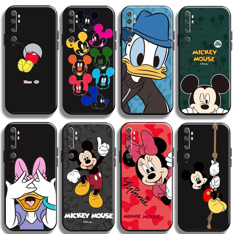 

Cute Cartoon Mickey Mouse For Xiaomi Mi CC9 Mi CC9e Mi CC9 Pro Phone Case Back Liquid Silicon Carcasa Shell Full Protection