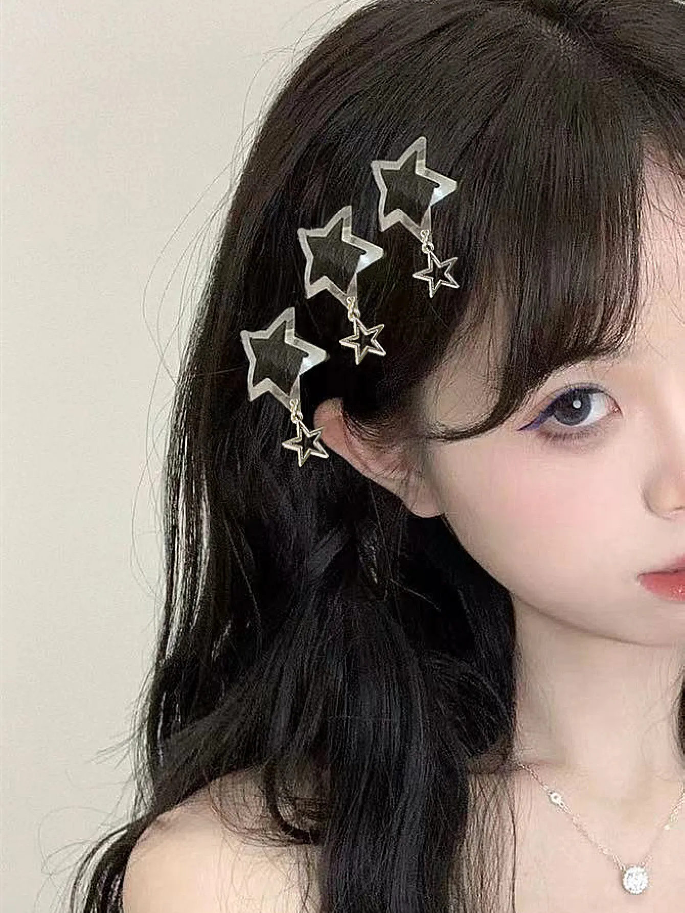 Заколка для волос со звездами 10 шт.