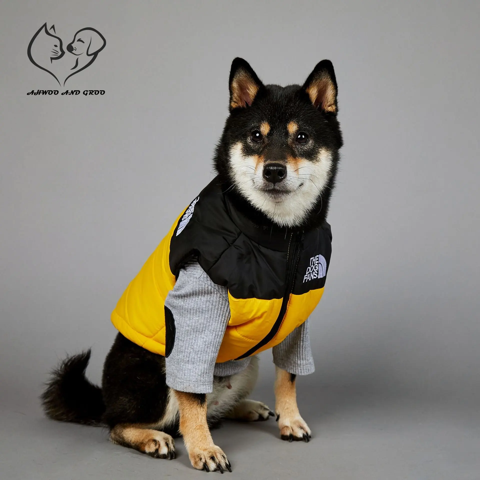 

Теплая одежда для собак на осень и зиму, ветрозащитная водонепроницаемая куртка для собак, модная одежда для маленьких, средних и больших собак, товары для домашних животных