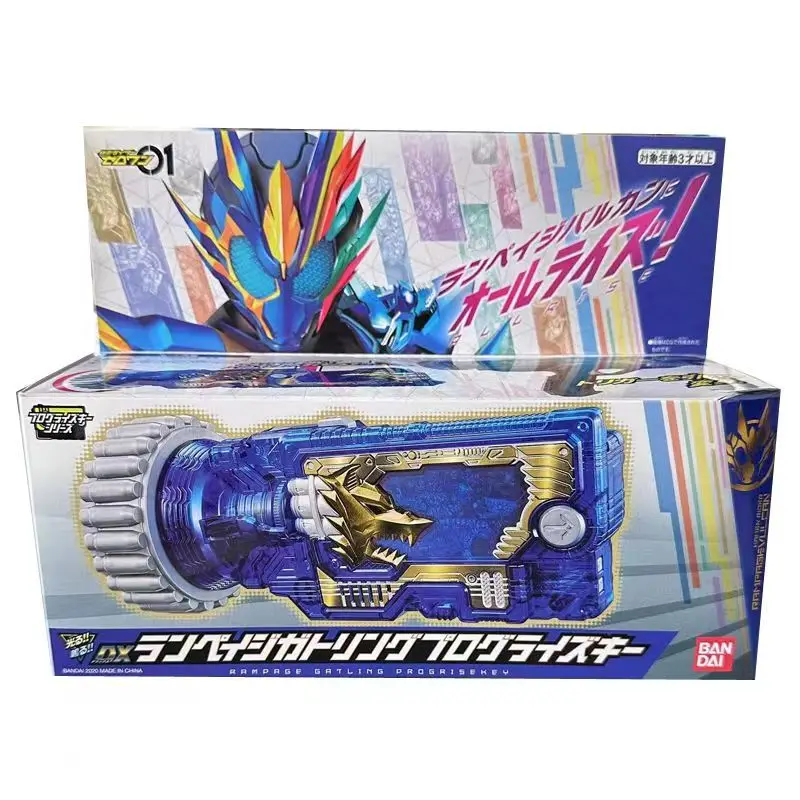 Фото Bandai Original DX Kamen Rider 01 Zero One Fury Gatling Key Barkan Two Riders Final Linkage Модель игрушки фестиваль подарок на день рождения №2