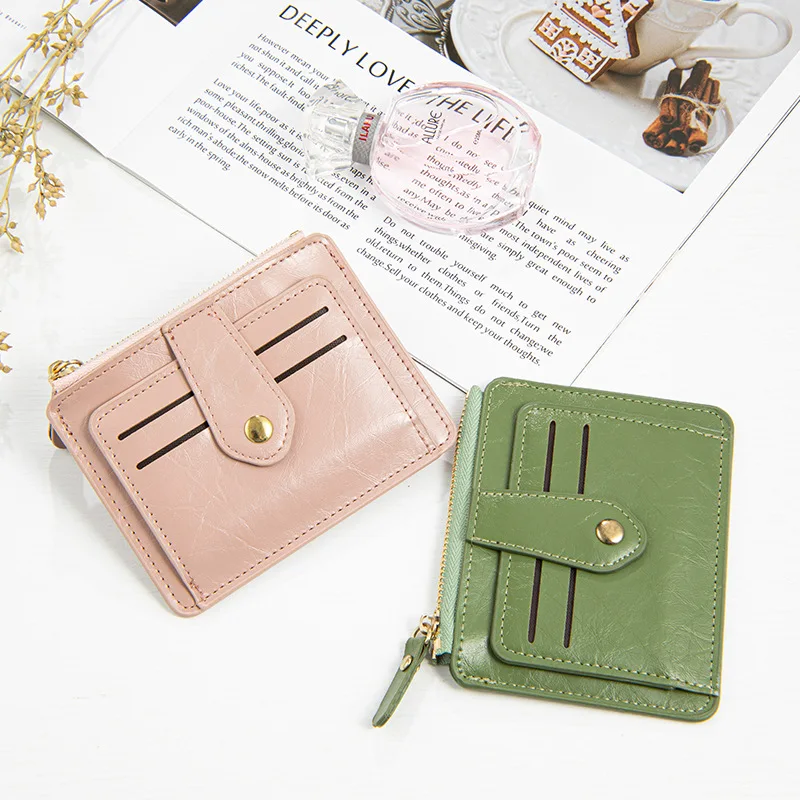 

Женский короткий кошелек с несколькими отделениями для карт, оптовая продажа, яркий кожаный кошелек на молнии, Женский кошелек для монет, ко...