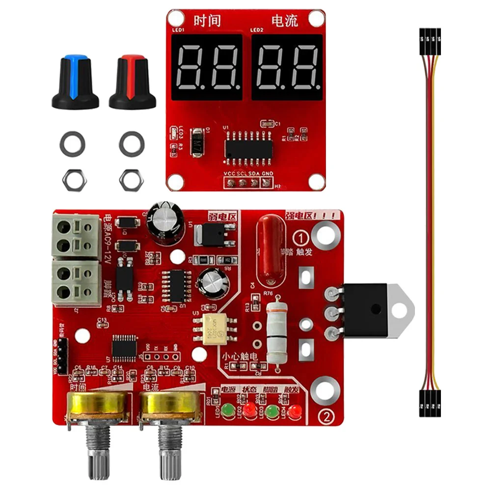 

Single Chip Microcomputer Spot-Welder Control Panel Electronic Time Current Board Welding controller Machine