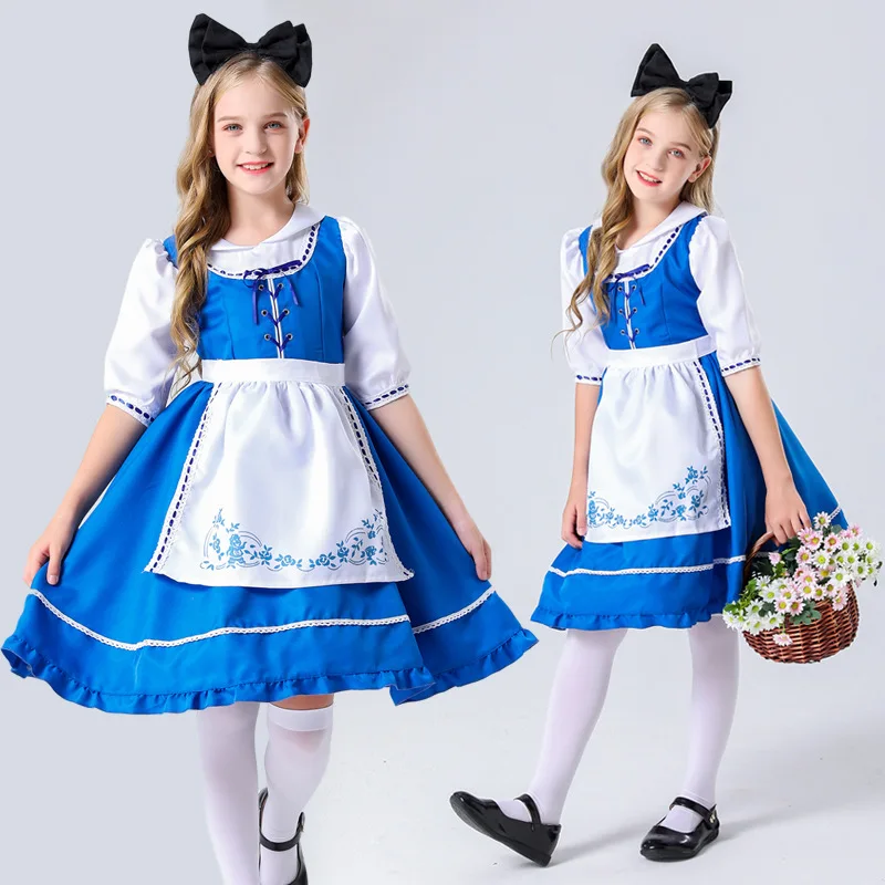 

Fairy Tale Child Cosplay Maid Fancy Masquerade Costume