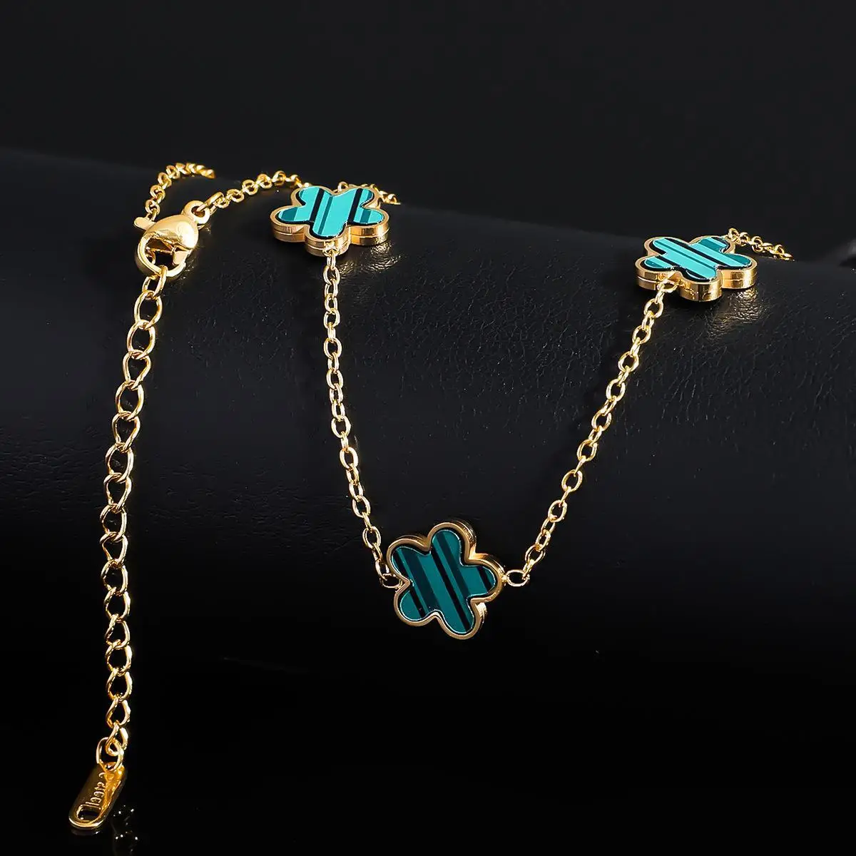 Позолоченный набор ювелирных изделий 18K позолоченное ожерелье из двух ракушек и