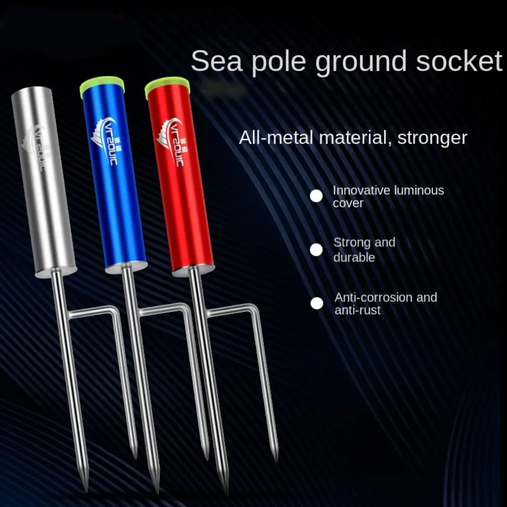 Металлический держатель для удочки недеформированный портативный кронштейн