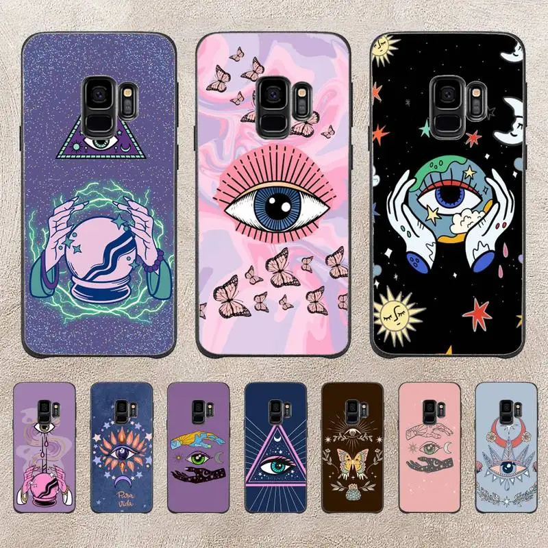 

Lucky Eye Blue Evil Eye Print Phone Case For Samsung Galaxy J200 J2 Prime J2 Pro J6 2018 J250 J4 Plus J415 J5 Prime J7