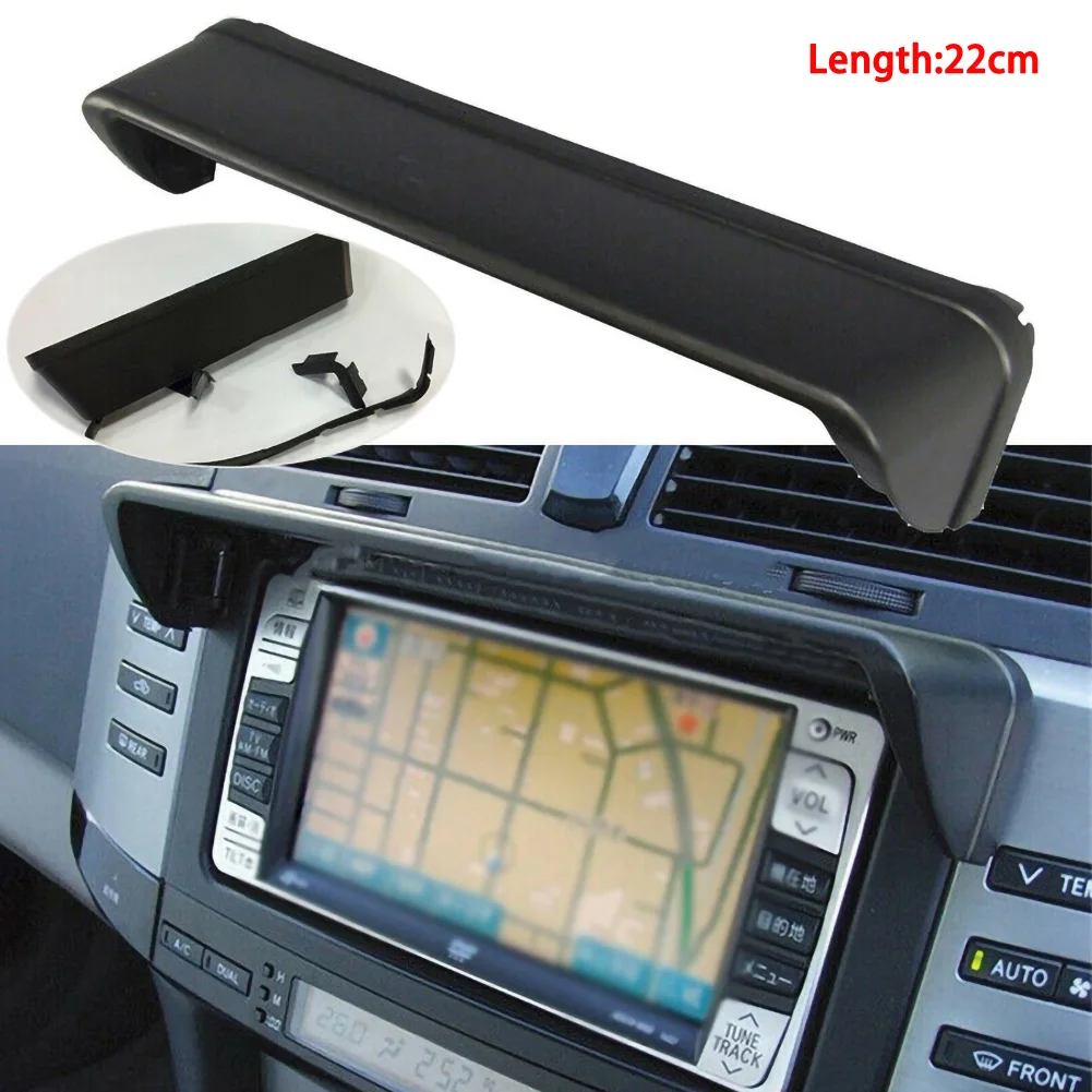 

Автомобильный солнцезащитный козырек для GPS, антибликовый автомобильный солнцезащитный козырек, универсальный капот для навигации, длина 22x5 см, для телефона, GPS-навигация, радио-плеер