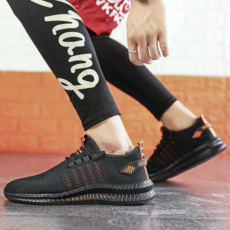 Cheap Running Shoes Men Mesh Sport Shoes Men Breathable Sneakers Lightweight Gym Tennis Shoes Comfortable Walking Male Footwear