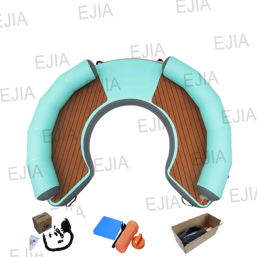 Фото Надувной остров для аквапарка, классический плавающий диван, док-станция для плавания, док-станция для взрослых, детей, развлечение в реке/м... №5