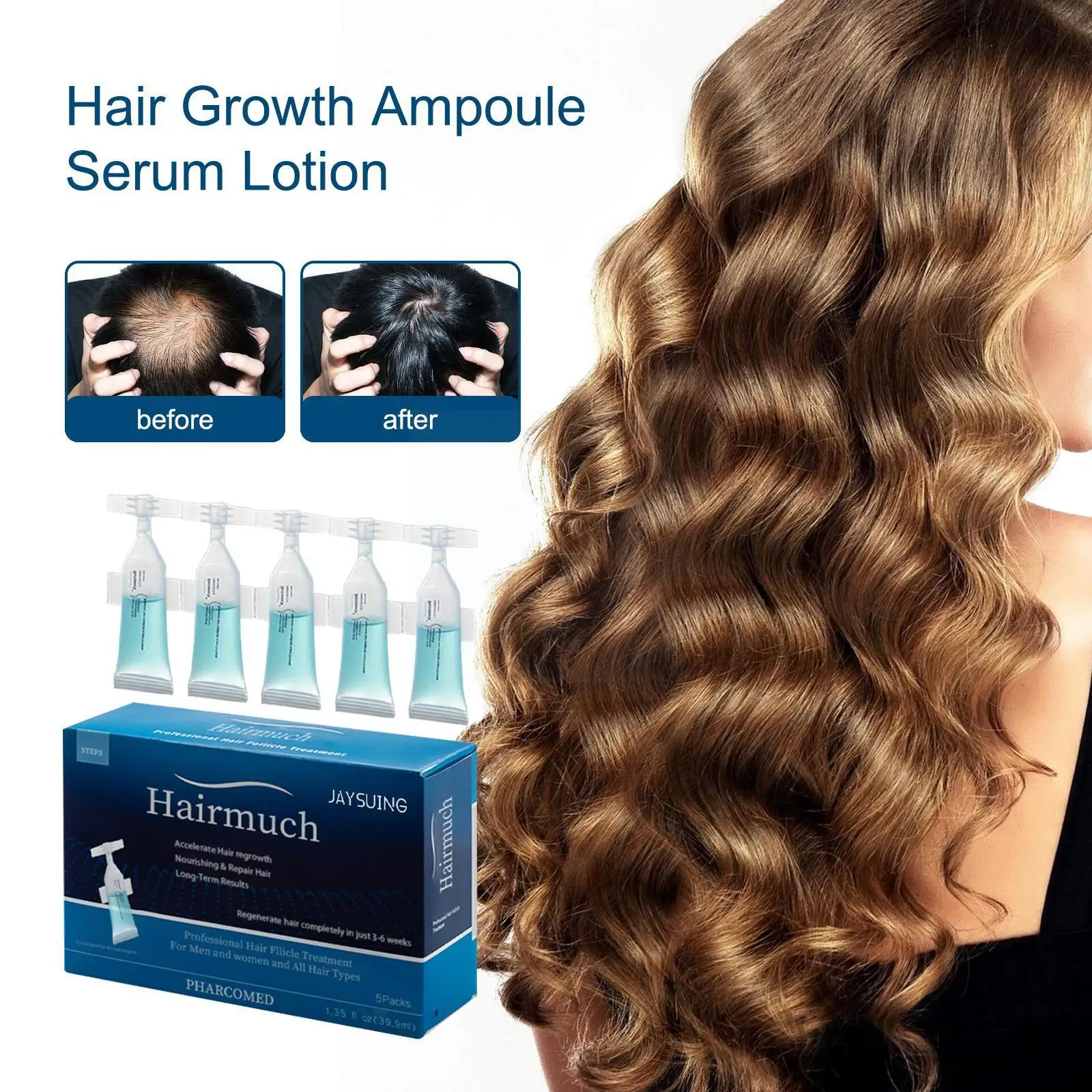 

Сыворотка для роста волос, спрей ампула для быстрого роста волос, жидкое средство для лечения кожи головы, масло для волос, восстановление р...