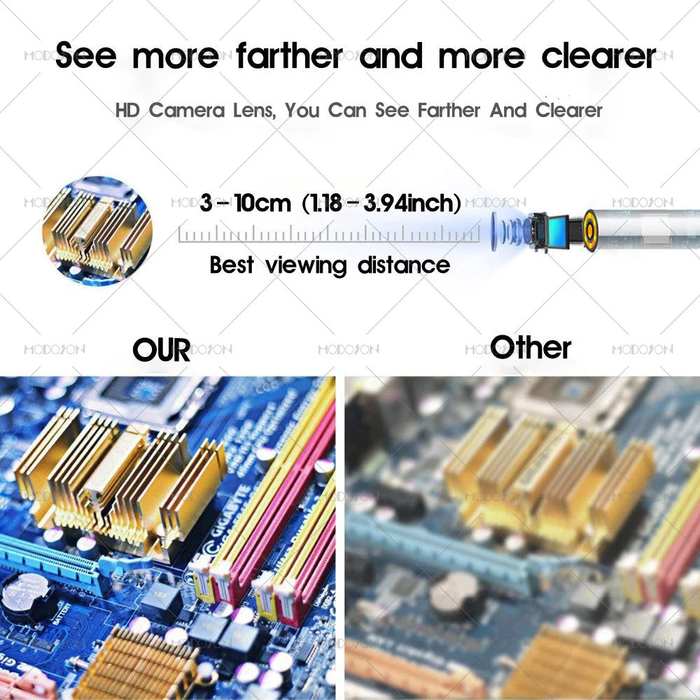 Камера-эндоскоп с кабелем USB Type-C 3 9 мм |