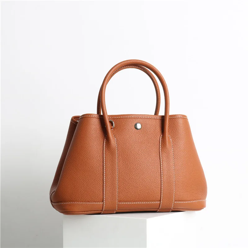 cowhide garden bag genuine leather women's bag new fashion handheld women's bag crossbody bags for women  designer bag  purse