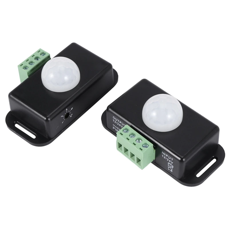 

20 X DC 12V/24V 8A Body Infrared PIR Motion Sensor Switch LED Light Strip Automatic, Black