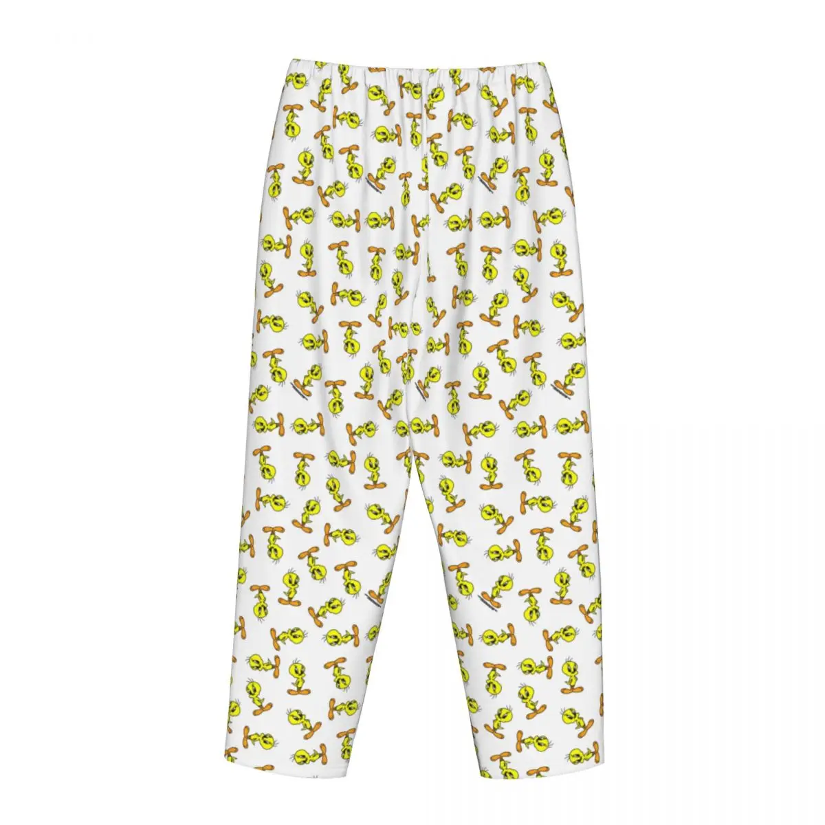 Персонализированные пижамные штаны с желтой птицей из мультфильма одежда для