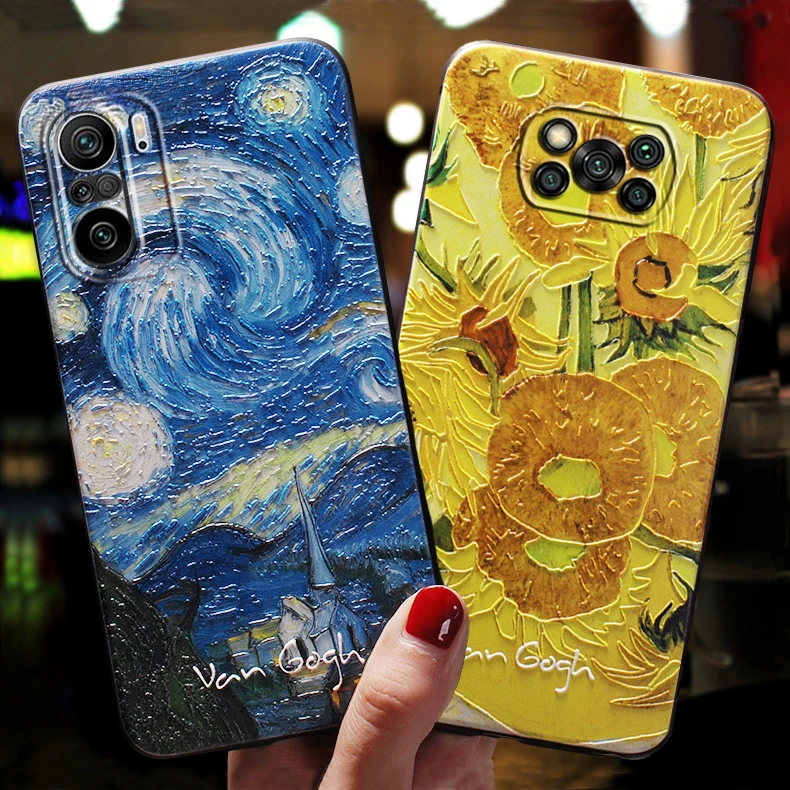 

For Xiomi Xiaomi Poco X3 NFC M3 F2 M4 Pro F3 GT Case Cover For Fundas Xiaomi Poco X 3 GT M 4 Pro 5G 4G Case 3D Art Phone Cases